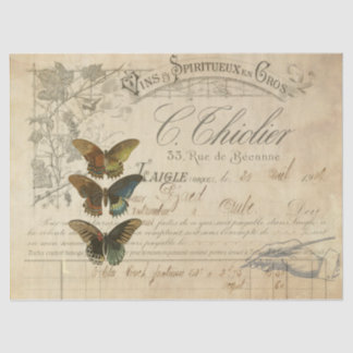 Eintagsfliegen Decoupage Gewebe Seidenpapier