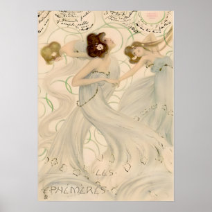 Eintagsfliegen II von Raphael Kirchner Poster