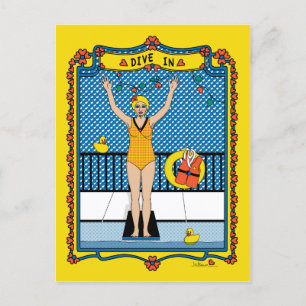 Eintauchen in_B_ Postkarte