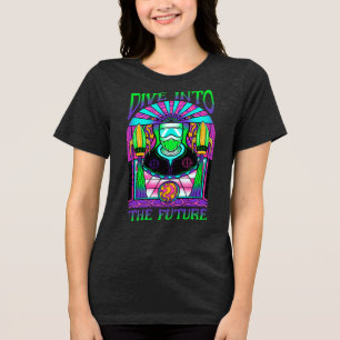 Eintauchen in die Zukunft Tri-Blend Shirt