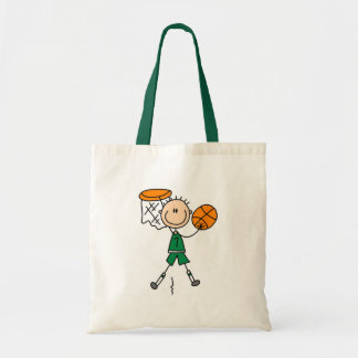 Eintauchende Jungen-Basketball-T-Shirts und Tragetasche