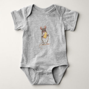 Einteilige Maus Baby Strampler