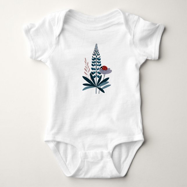 Einteiliger Babydress Baby Strampler (Vorderseite)