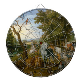 Eintrag der Tiere in die Arche Noah (Brueghel) Dartscheibe