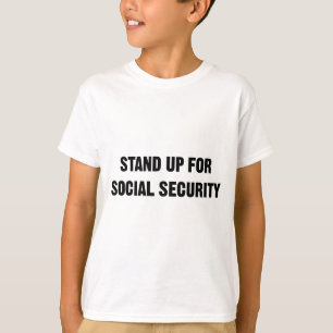 Eintreten für soziale Sicherheit T-Shirt