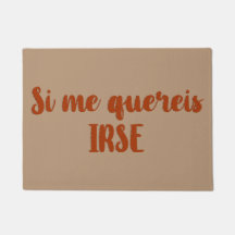 Eintritt Fußabtreter Wenn sich mir gehen quereis