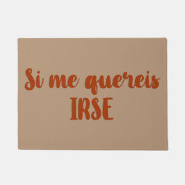 Eintritt Fußabtreter Wenn sich mir gehen quereis