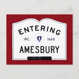 Eintritt in Amesbury Postkarte