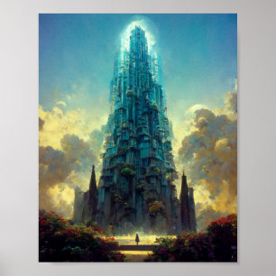 Eintritt in das Sci-Fi Art Poster des Tower Fantas