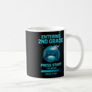 Eintritt in die 2. Klasse Gamer-Design Kinder Drüc Kaffeetasse