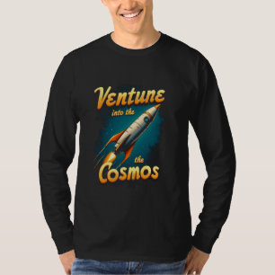 Eintritt in die "Cosmos Rocket- Space Explorer Gra T-Shirt