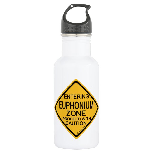 Eintritt in die Euphoniumzone Edelstahlflasche (Vorderseite)