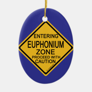 Eintritt in die Euphoniumzone Keramik Ornament