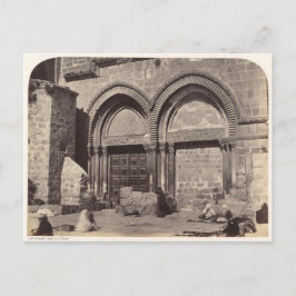 Eintritt in die Kirche des Heiligen Sepulchers Postkarte