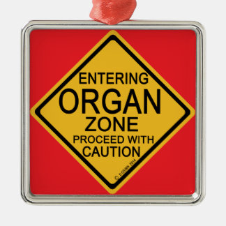 Eintritt in die Organzone Ornament Aus Metall