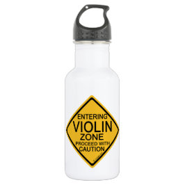 Eintritt in die Violinzone Edelstahlflasche