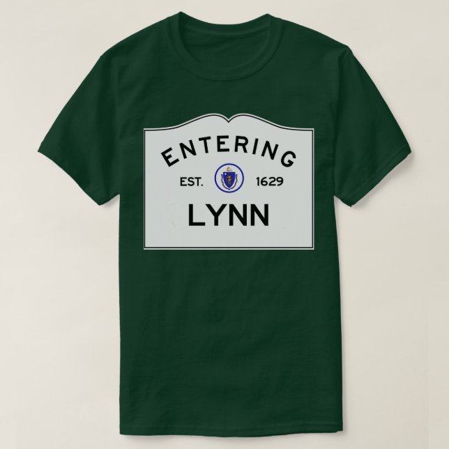 Eintritt in Lynn Massachusetts Commonwealth of Mas T-Shirt (Design vorne)