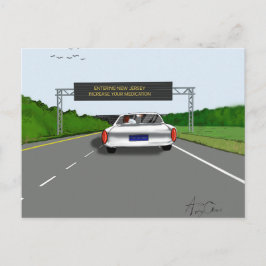Eintritt in NJ Erhöhen Sie die Meds Postkarte