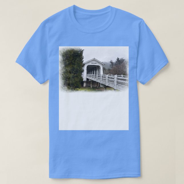 Eintritt über die Brücke T-Shirt (Design vorne)