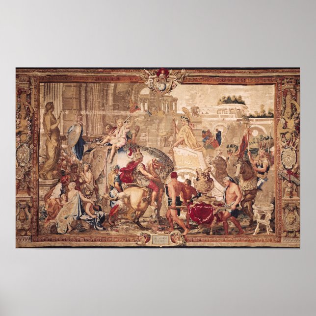 Eintritt von Alexander III. dem Großen in Poster (Vorne)