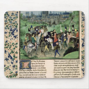 Eintritt von jungem Louis II von Anjou in Paris Mousepad
