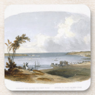 Eintritt zur Bucht von New York genommen von Untersetzer