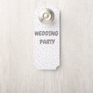 Eintrittskarte für die Hochzeitsfeier Türanhänger