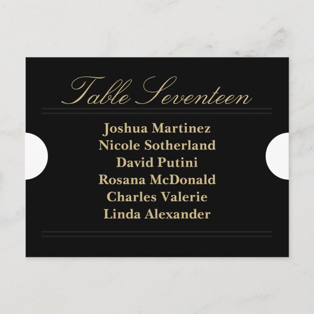 Eintrittskarte für die Sitzkarte Postkarte (Vorderseite)