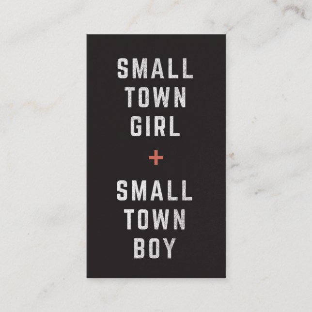 Eintrittskarte für kleine Städte - Farbanpassungen Visitenkarte (Vorderseite)