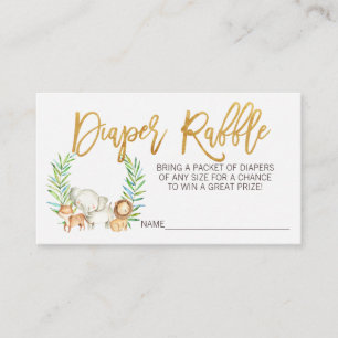 Eintrittskarte für Wild einen Safari-Dschungel Begleitkarte