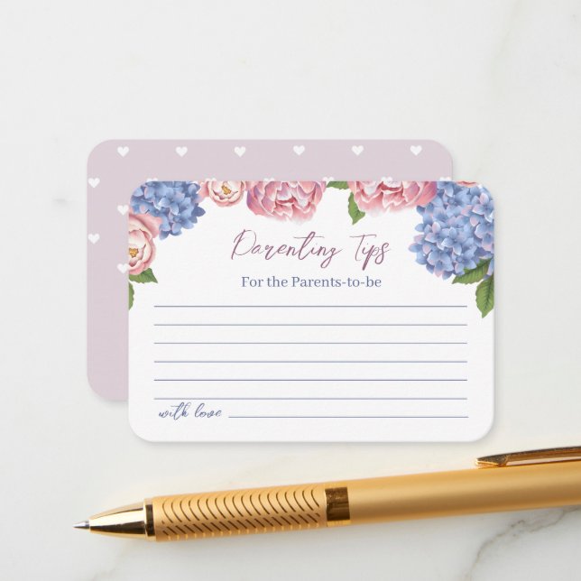 Eintrittskarte mit Tipps für Eltern. Begleitkarte (Vorderseite/Rückseite Beispiel)