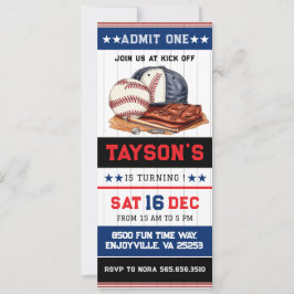 Eintrittskarte zum ersten Jahr nach unten zum erst Einladung