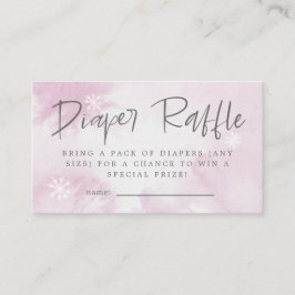 Eintrittskarte zum Raffelrosa Winterschnee Begleitkarte