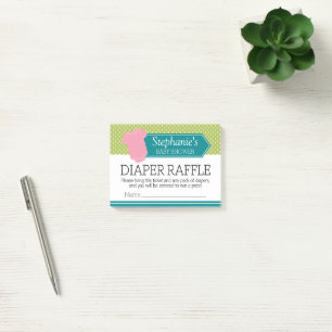 Eintrittskarten für Windsurfbretter - Kinderdusche Post-it Klebezettel