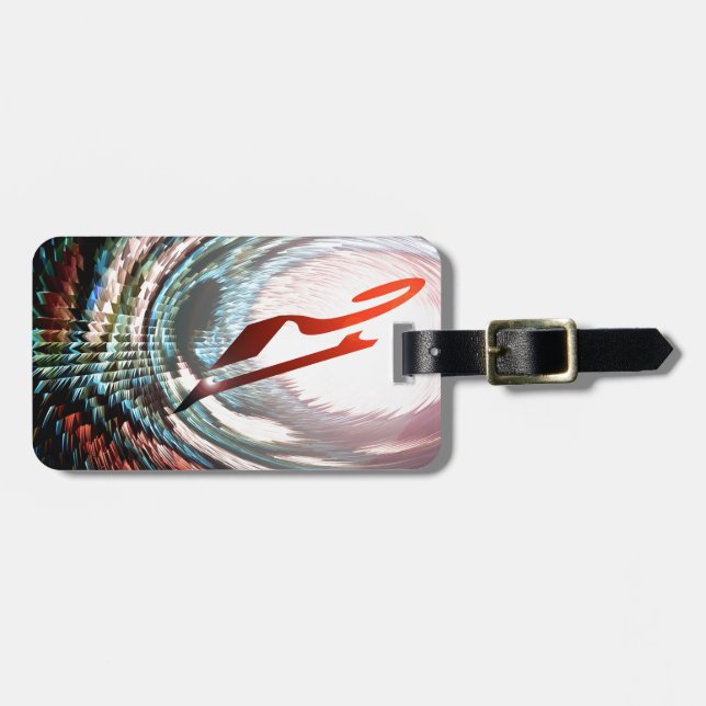 EINUNDZWANZIG (21. GEBURTSTAG) GEPÄCKANHÄNGER (Vorderseite horizontal)