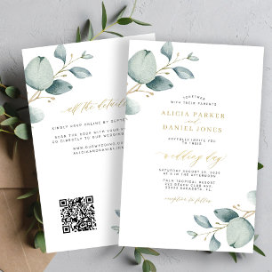 Einvitatio zur Hochzeit mit allem in einem QR-Code