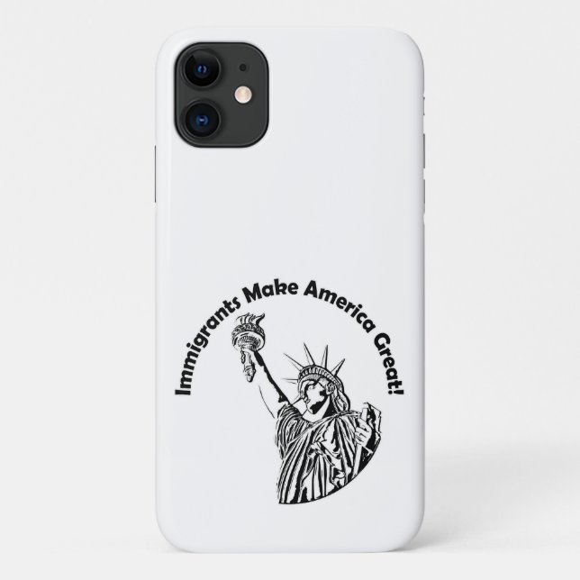 Einwanderer machen Amerika groß Case-Mate iPhone Hülle (Rückseite)