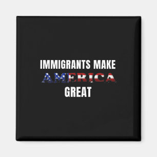 Einwanderer machen Amerika zu einem großen Sticker Magnet