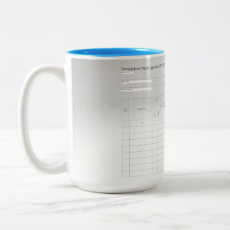 Einwanderer-Passagierliste Kaffeetasse