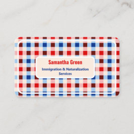 Einwanderungsbürgerschaft Visitenkarte