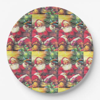 Einwegteller Merry Chrismas Pappteller