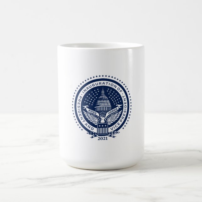 Einweihung des Biden Harris President Kaffeetasse (Mittel)
