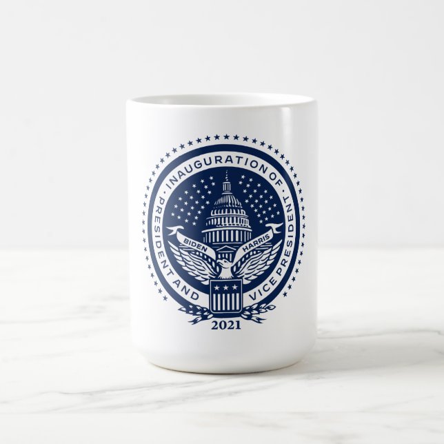 Einweihung des Biden Harris President Kaffeetasse (Mittel)