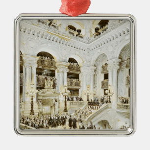 Einweihung des Paris-Opernhauses Silbernes Ornament