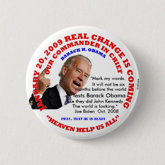 EINWEIHUNG, WELT PRÜFT OBAMA BUTTON