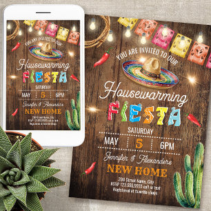 Einweihungs-Fiesta-Party Neues Zuhause Einladung