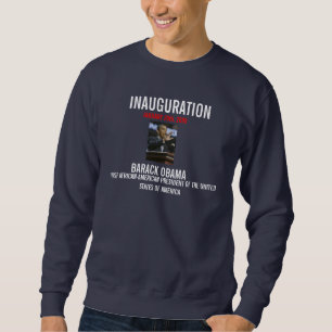 EINWEIHUNGS-SCHWEISS PRÄSIDENTEN-BARACK OBAMA SWEATSHIRT