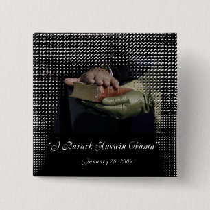 EINWEIHUNGS-TAG: BARACK HUSSEIN OBAMA BUTTON