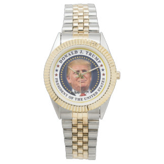 Einweihungstag des Präsidenten Trump Souvenir Armbanduhr