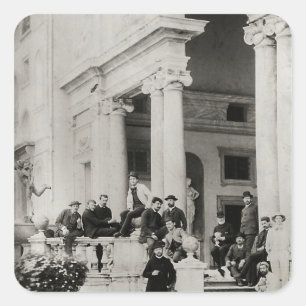 Einwohner der Villa Medici in Rom Quadratischer Aufkleber